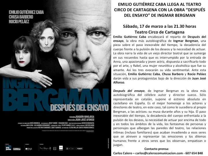 Después del Ensayo - Calero Comunicación