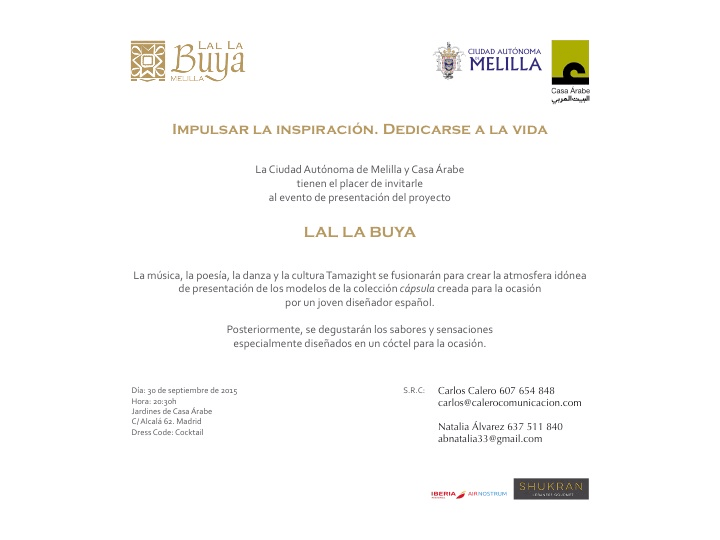 Lal La Buya - Calero Comunicación