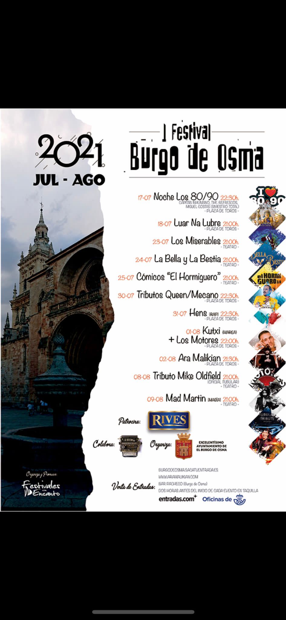 Festivales con encanto Comunicaciones Calero