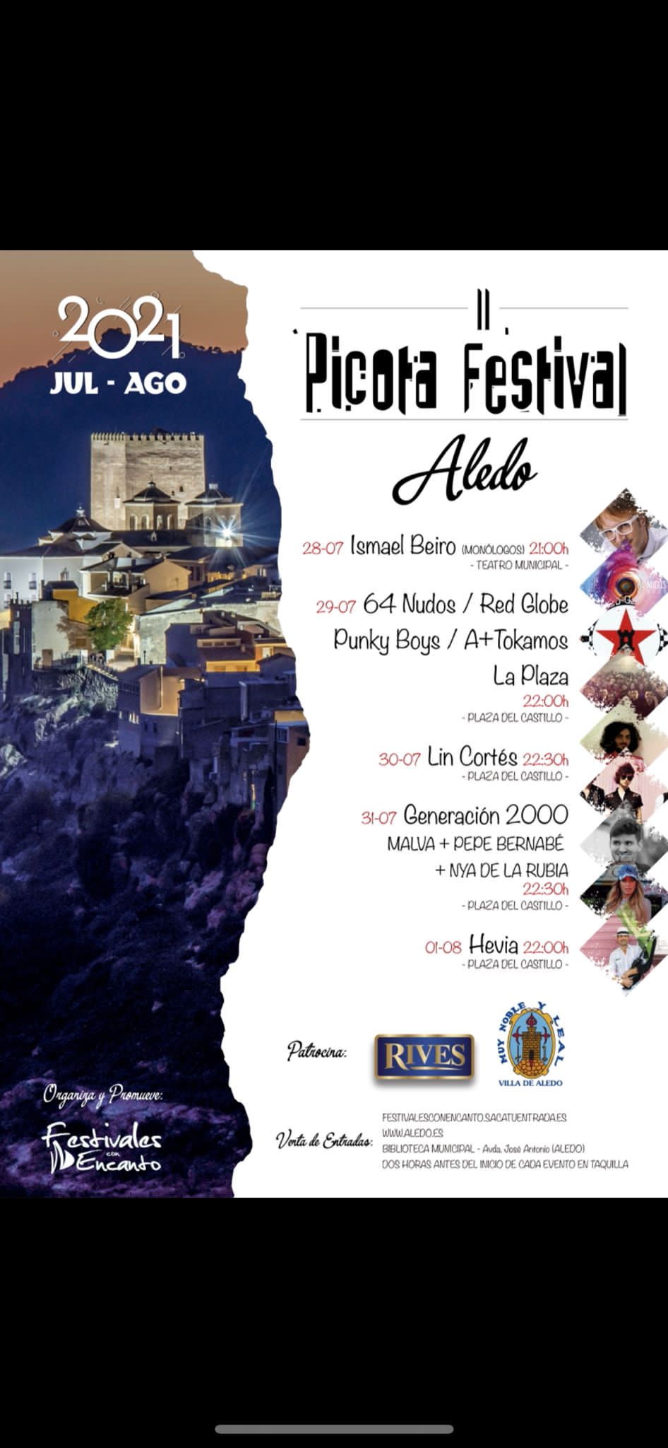 Festivales con encanto Comunicaciones Calero